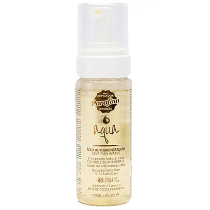 Água AutoBronzeadora AQUA (Bronzeamento Sem Sol) + GRÁTIS Luva Aplicadora Parafina Bronze Arpoador