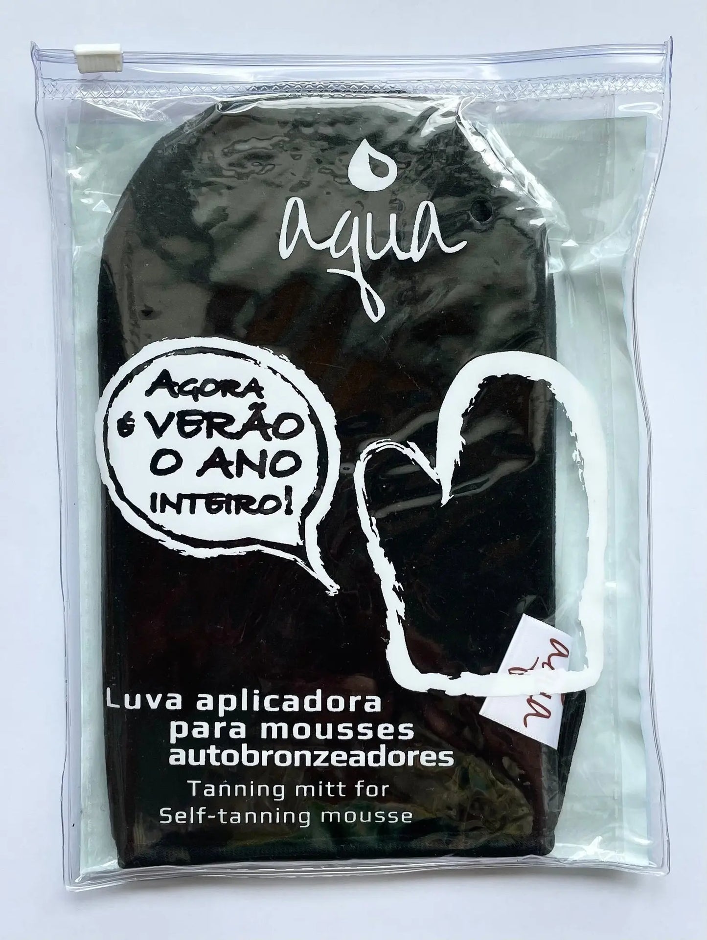 Água AutoBronzeadora AQUA (Bronzeamento Sem Sol) + GRÁTIS Luva Aplicadora Parafina Bronze Arpoador