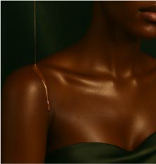 Óleo Corporal de Baobá PELE NEGRA - ZINGA Glow 150ml (Suaviza a Pele Seca) Parafina Bronze Arpoador